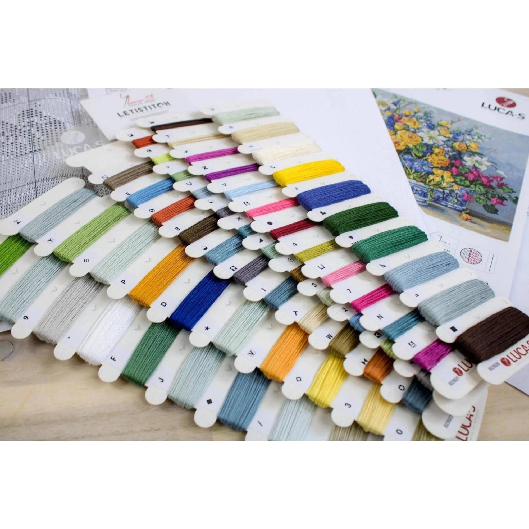 Luca-S Gabrielle's Garden Counted Cross Stitch Kit